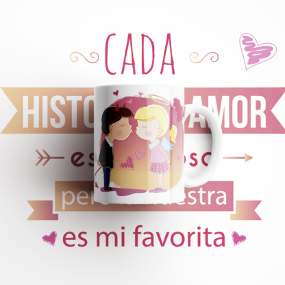 Taza Historia de Amor